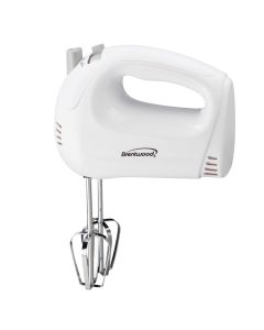 Brentwood 5-Speed Hand Mixer (White)